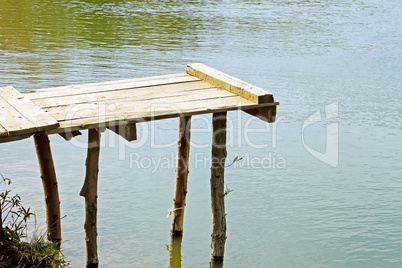 Wooden springboard