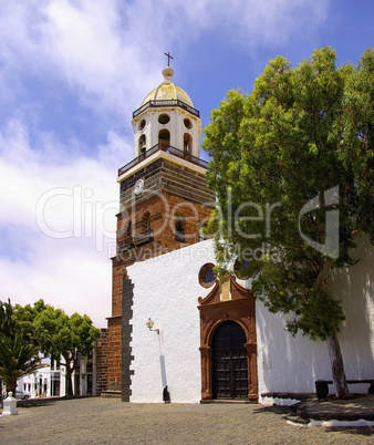 Kirche San Miguel in Teguise, Lanzarote, Spanien, Europa