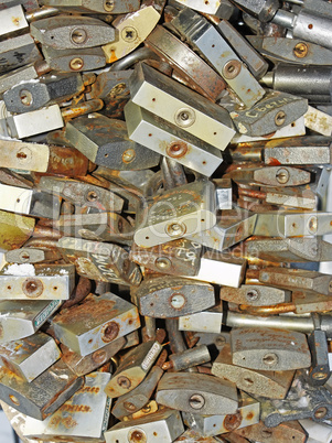 Many old locks closed