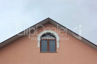 Detail of the roof of a building