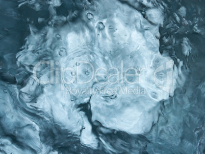 Chaotic water surface