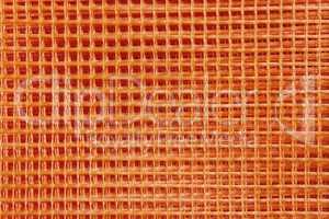 Orange plastic mesh