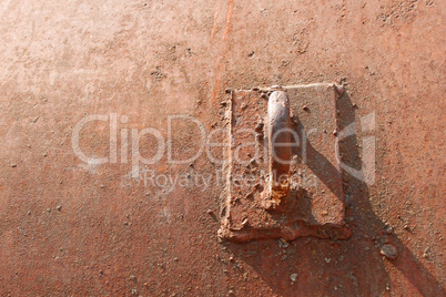 Rusty metal object