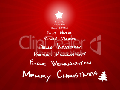 merry christmas in different languages