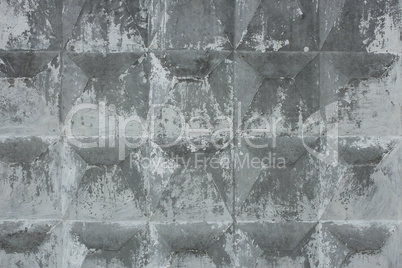 Concrete relief slab covered with lime