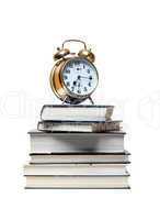 Alarm Clock On Books