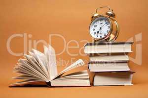 Alarm Clock And Books