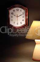 Clock And Lamp