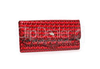 Red Leather Change Purse