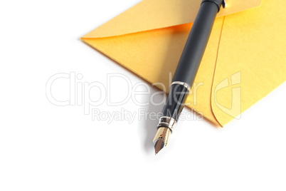 Envelope And Pen