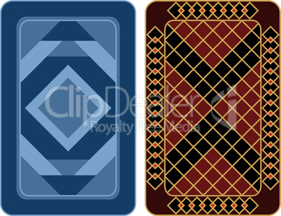 Playing card design.