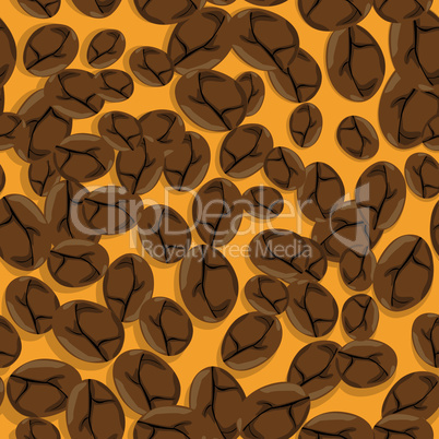 Coffee beans pattern