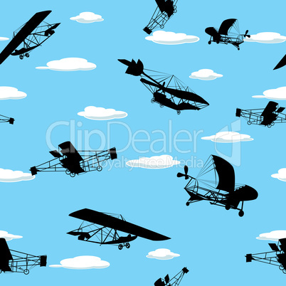 Vintage planes wallpaper