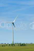 Green energy windmill generators ecology countryside