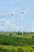 Green energy windmill generators ecology countryside