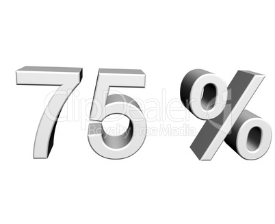 75 Prozent