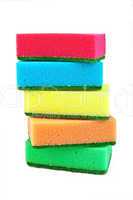 A stack of sponges