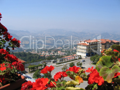 view to Republic of San Marino