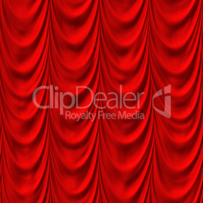 Red drapes