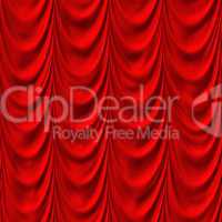 Red drapes