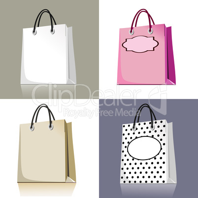 Set of shopping bags