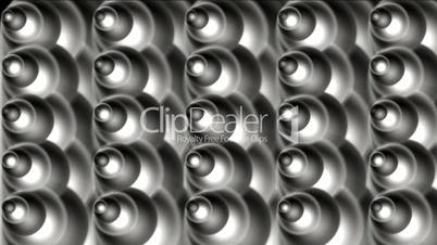 rotation metal cone and bubble background,silver machine ball plank.
