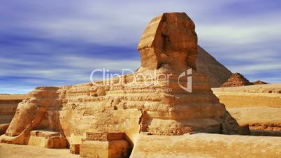 The Sphinx and Pyramid