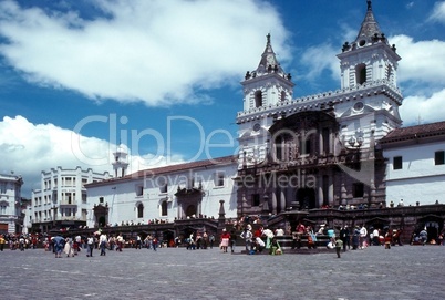 Church  de San Francisco, Quito, Ecuador