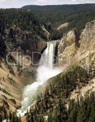 Lower Falls, Yellowstone National Park, Wyoming,