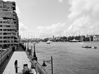 River Thames South Bank, London