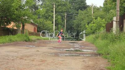 boy running