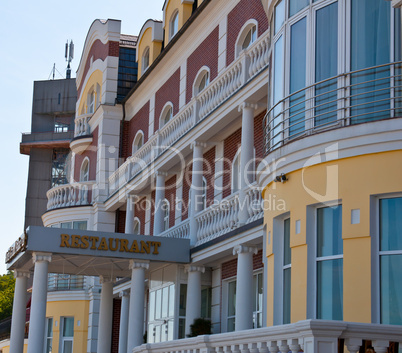 Hotel on the seafront