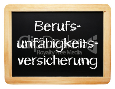 Berufsunfähigkeitsversicherung