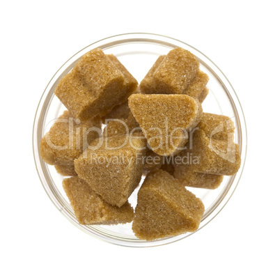 brown sugar in a glass bowl