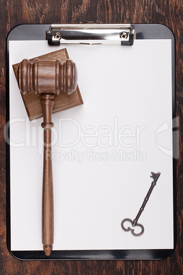 Gavel and Key