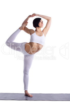 beauty woman exercise yoga