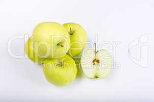 White clear apple