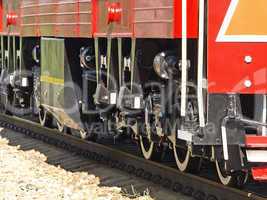 locomotives wheels.