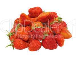 Heap of strawberries.