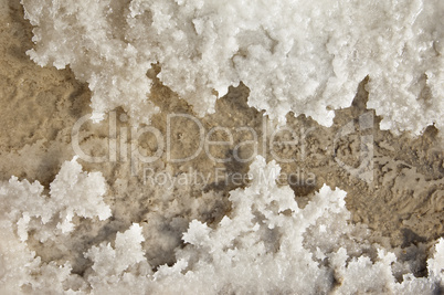 Crystallized salt