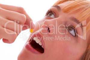 Tablette schlucken