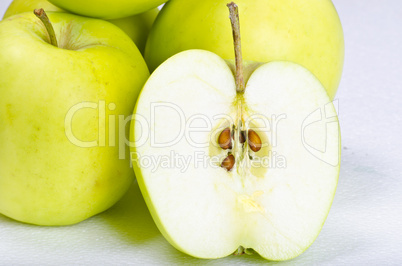 White clear apple