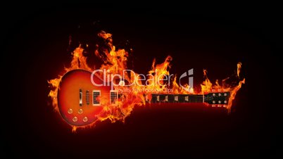 Fire guitar