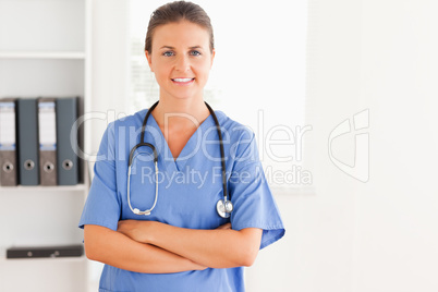 Young nurse posing