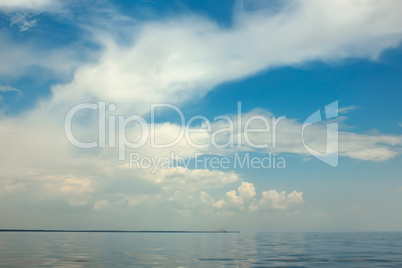 Cloudscape over the sea