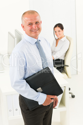 businessman in a office