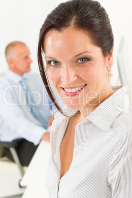 Professional businesswoman attractive smiling