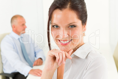 Professional businesswoman attractive smiling