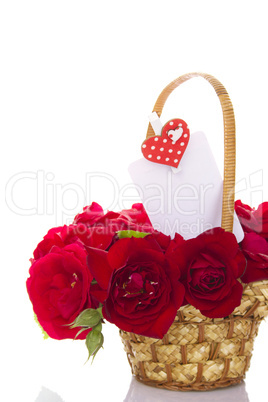 Basket of roses