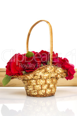 Basket of roses